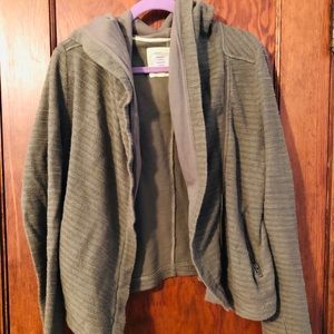 Saturday Sunday hooded zip up Sz L